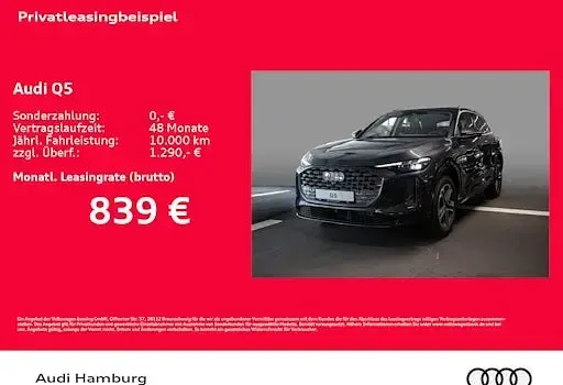 Neu Audi Q5 Ambiente 299 PS (219 kW) 2026 Grau SUV