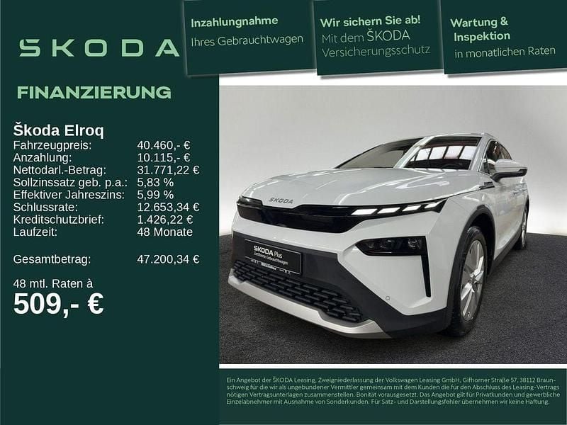 Gebraucht Skoda Elroq Loft 210 kW (286 PS) 2025 Moonweiss metallic SUV