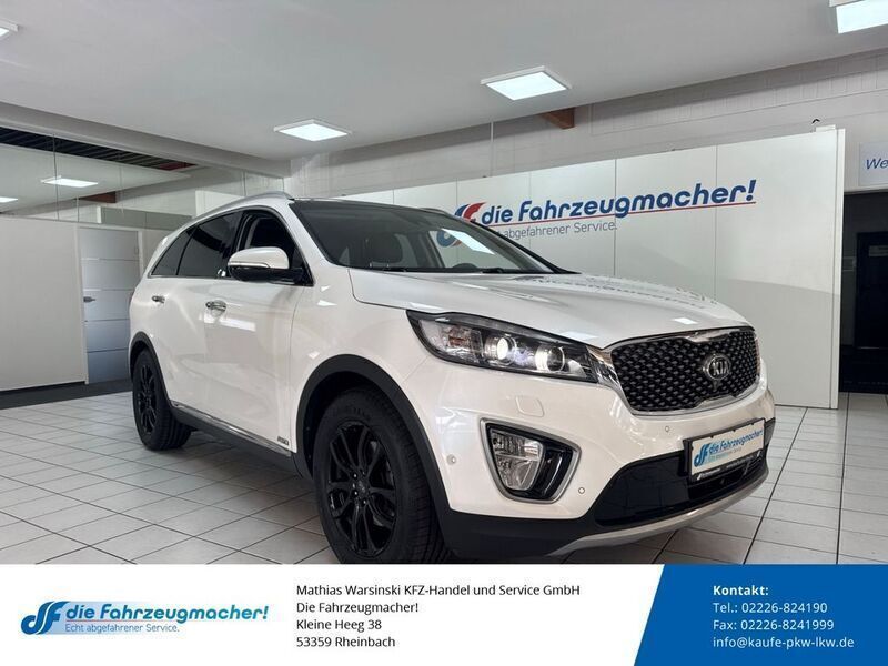 Swp) snow white pearl met (weiss Gebraucht 2018 Kia Sorento 3 SUV | 24.988 € (Guter Preis) - Bild 1/4