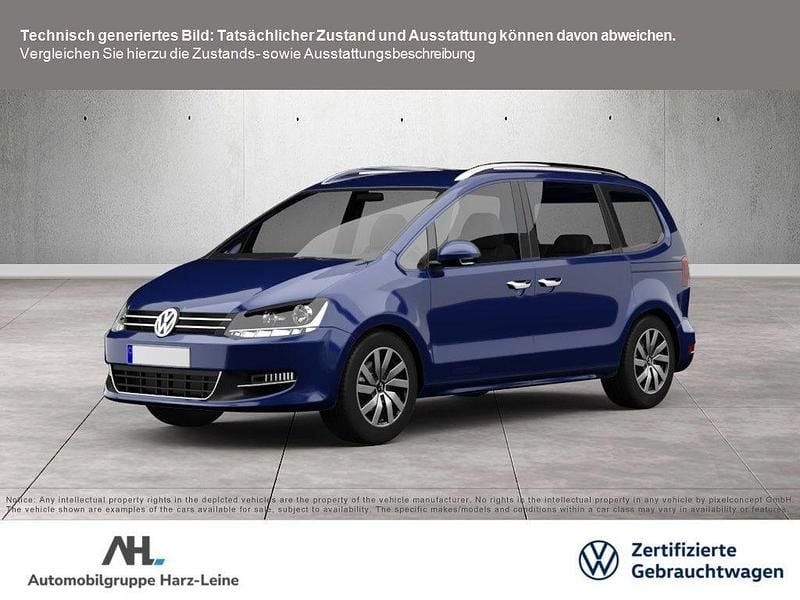 Gebraucht VW Sharan Active 150 PS (110 kW) 2022 Blau Van / Kleinbus