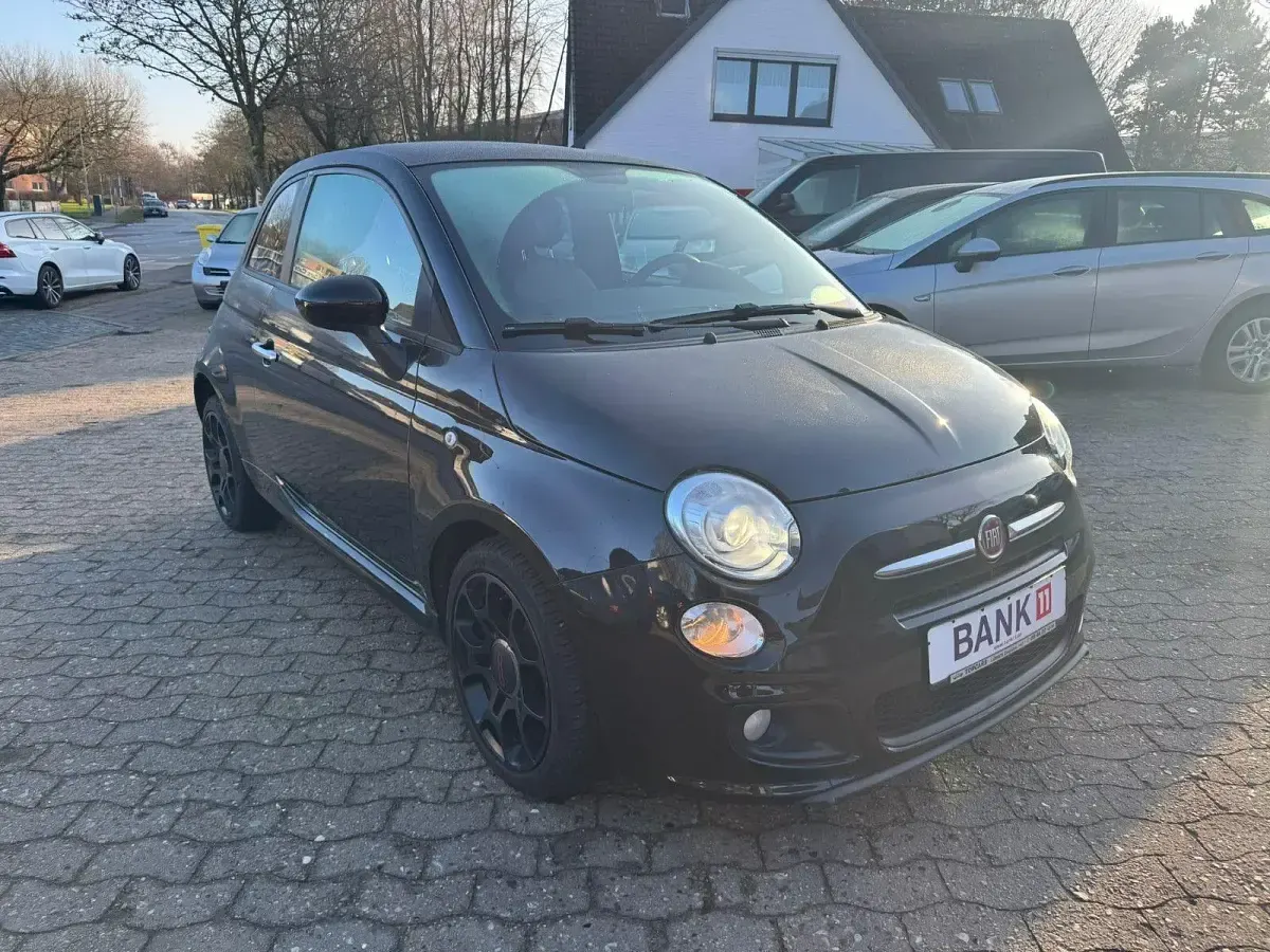 Gebraucht Fiat 500S S 86 PS (63 kW) 2013 Schwarz Kleinwagen
