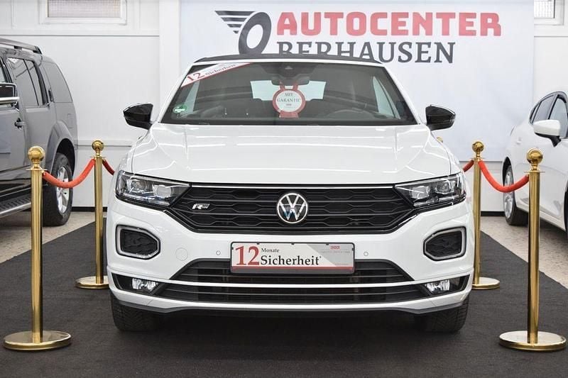 Weiß Gebraucht 2021 VW T-Roc Cabriolet R-line Cabrio | 25.999 € (Fairer Preis) - Bild 1/4