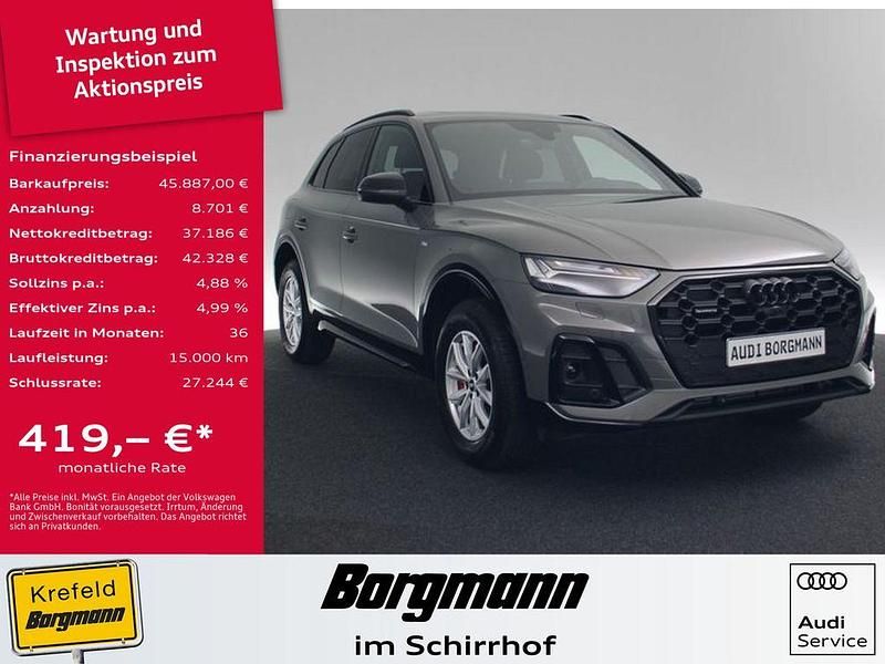 Grau Gebraucht 2023 Audi Q5 S-Line SUV | 45.887 € (Etwas zu teuer) - Bild 1/4