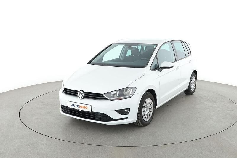 Weiß Gebraucht 2014 VW Golf Sportsvan Trendline Van / Kleinbus | 9.680 € (Fairer Preis) - Bild 1/3