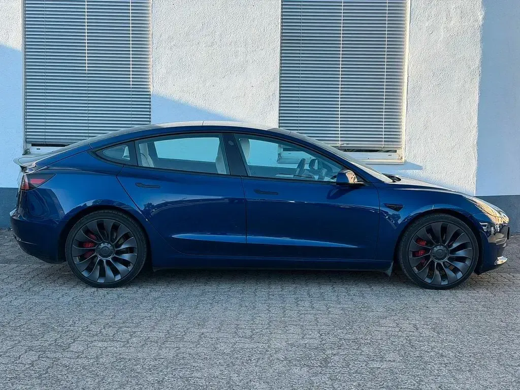 Usado Tesla Model 3 Performance 377 kW (513 CV) 2022 Azul Berlina