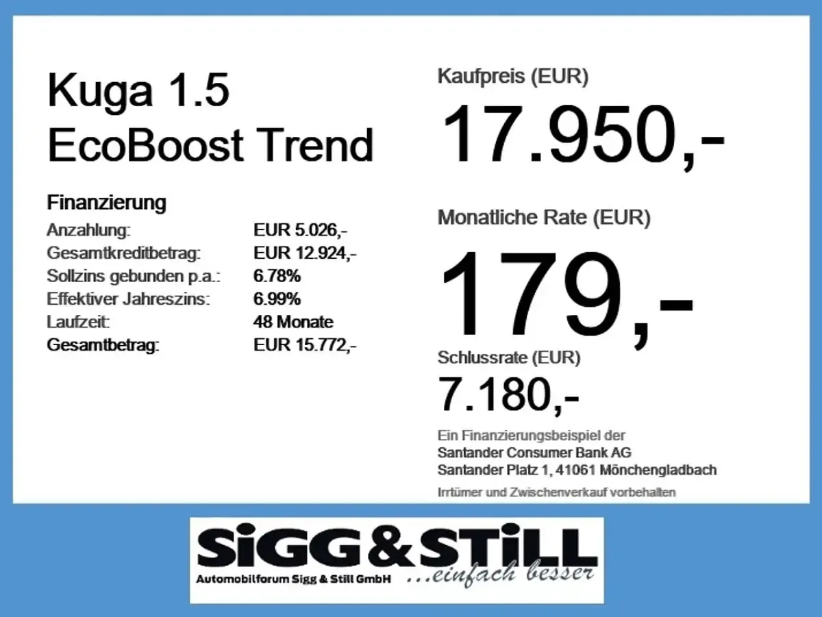 Gebraucht Ford Kuga Trend 120 PS (88 kW) 2022 Magneticgrau (metallic) SUV