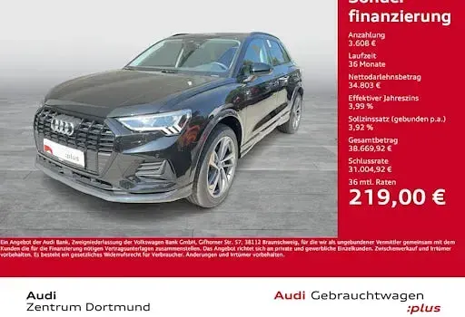 Gebraucht Audi Q3 Advanced Plus 190 PS (139 kW) 2025 Schwarz SUV