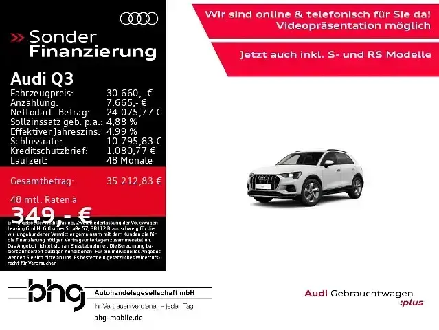 Gebraucht Audi Q3 Advanced 150 PS (110 kW) 2022 SUV