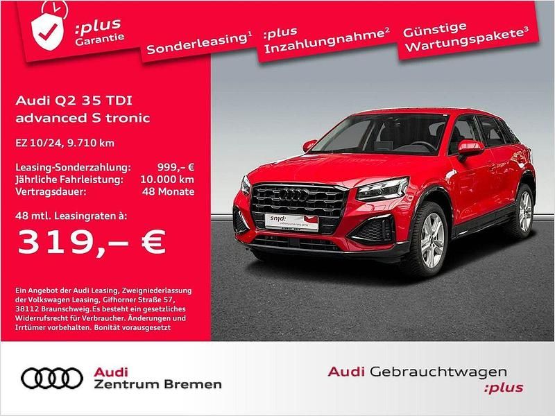 Progressivrot metallic Gebraucht 2024 Audi Q2 Advanced Plus SUV | 31.840 € (Fairer Preis) - Bild 1/4