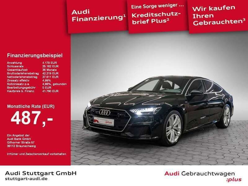 Tiefgrün perleffekt individual Gebraucht 2021 Audi A7 Sportback S-Line Kleinwagen | 41.790 € (Superpreis) - Bild 1/2