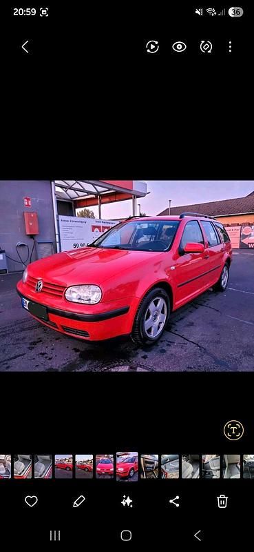 Rot Gebraucht 2002 VW Golf Limousine | 1.500 € (Fairer Preis) - Bild 1/4
