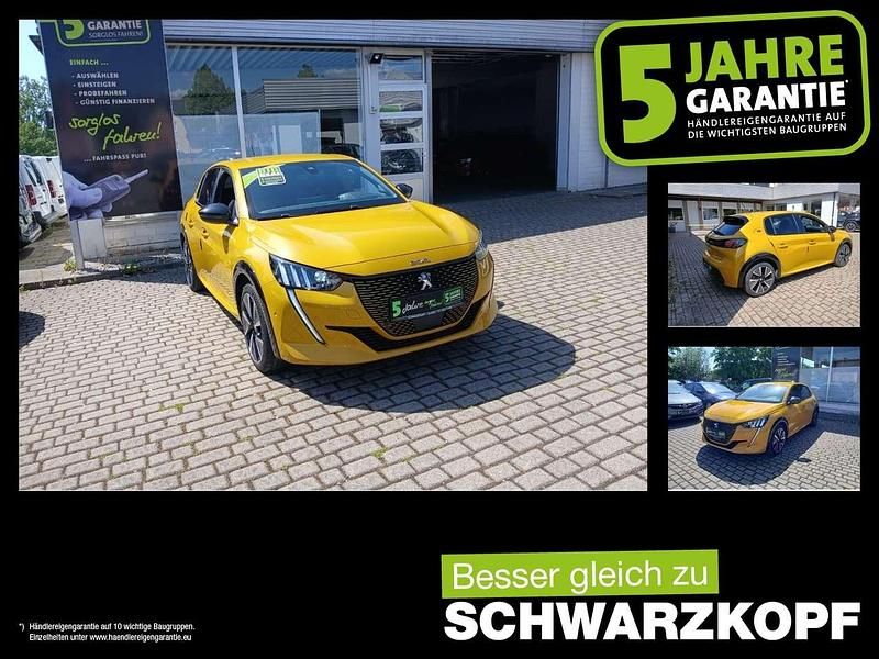 Gelb Gebraucht 2020 Peugeot e-208 Kleinwagen | 13.870 € (Guter Preis) - Bild 1/4