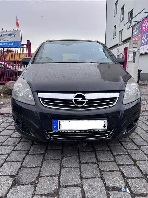 Schwarz Gebraucht 2011 Opel Zafira Family Van / Kleinbus | 1.990 € (Superpreis) - Bild 1/4