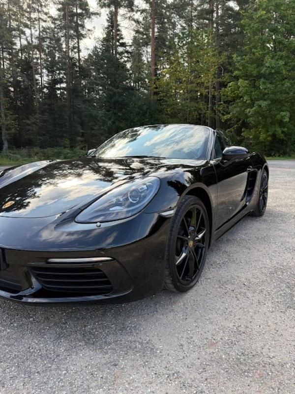 Schwarz Gebraucht 2022 Porsche 718 Boxster Cabrio | 55.500 € - Bild 1/4