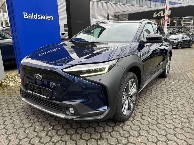 Blau (dark blue mica) Gebraucht 2024 Subaru Solterra Platinum SUV | 48.975 € - Bild 1/4