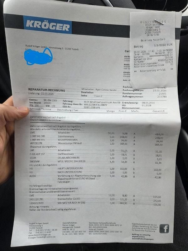 Gebraucht Audi A4 190 PS (139 kW) 2015 Schwarz Kombi