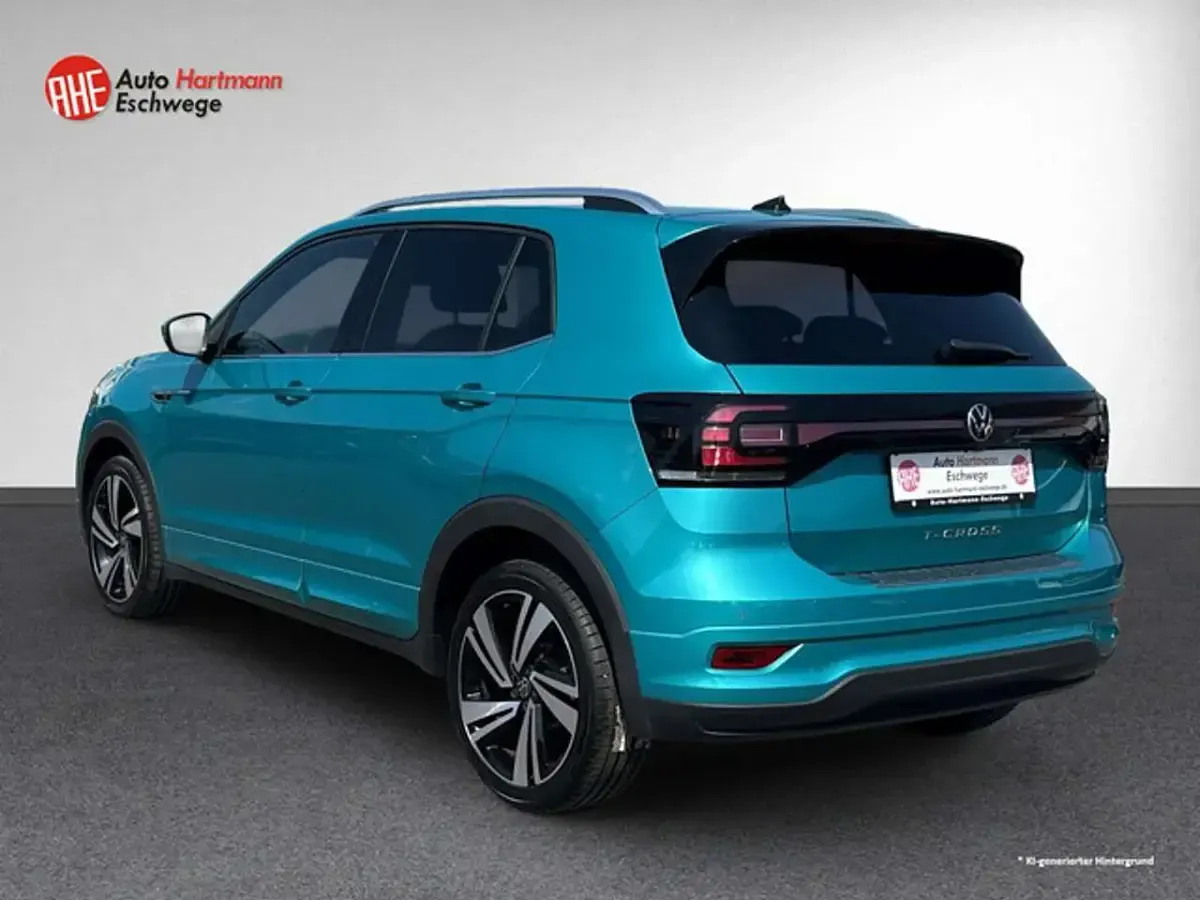 Gebraucht VW T-Cross IQ Drive 150 PS (110 kW) 2022 Blau SUV