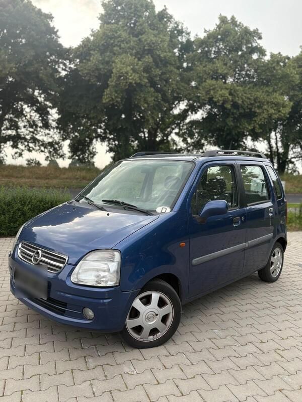 Blau Gebraucht 2003 Opel Agila Kleinwagen | 690 € (Guter Preis) - Bild 1/4
