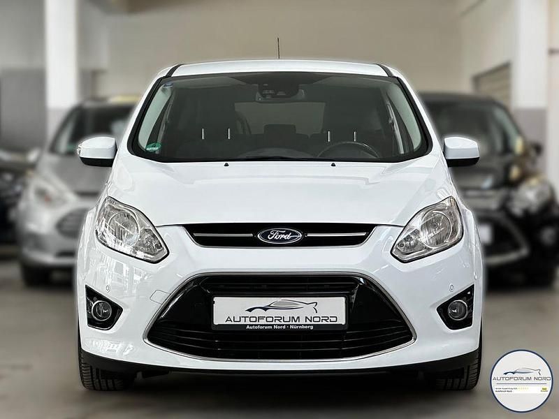 Gebraucht Ford C-MAX Titanium 125 PS (91 kW) 2013 Weiß Van / Kleinbus