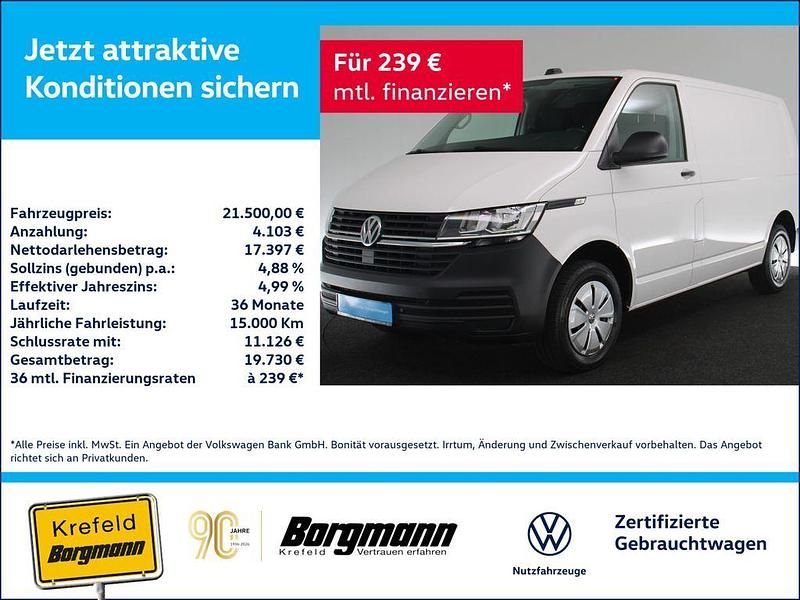 Gebraucht VW T6.1 110 PS (80 kW) 2022 Candyweiß Van