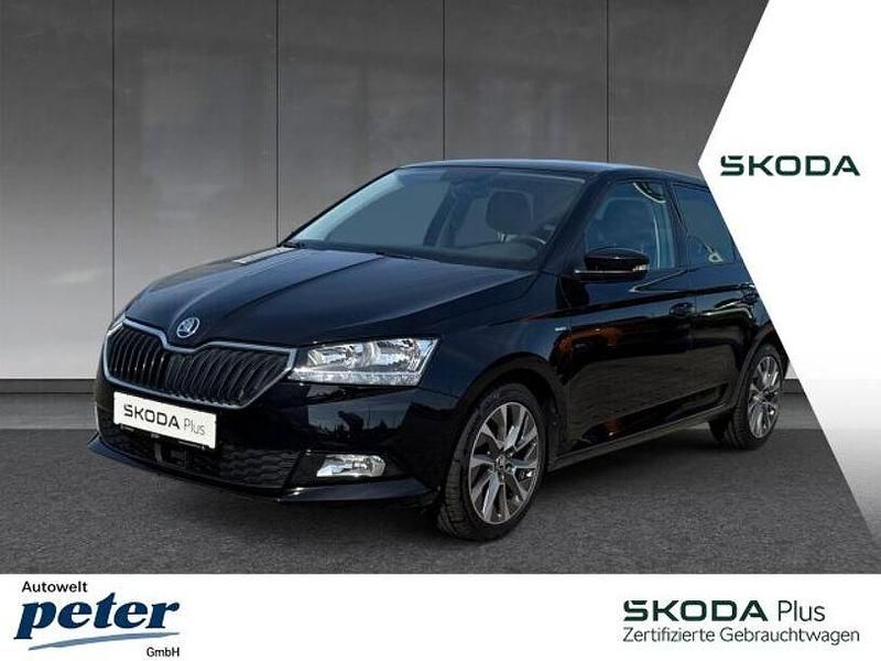 Schwarzmagic perleffekt (metallic) Gebraucht 2021 Skoda Fabia Clever Kleinwagen | 13.490 € (Fairer Preis) - Bild 1/4