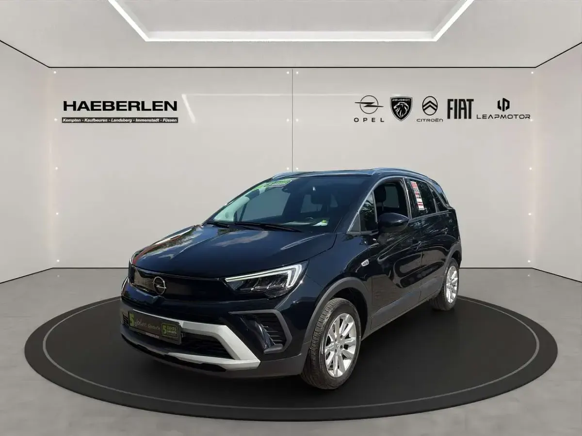 Gebraucht Opel Crossland Elegance 131 PS (96 kW) 2022 Diamant schwarz/karbon schwarz (metallic) SUV