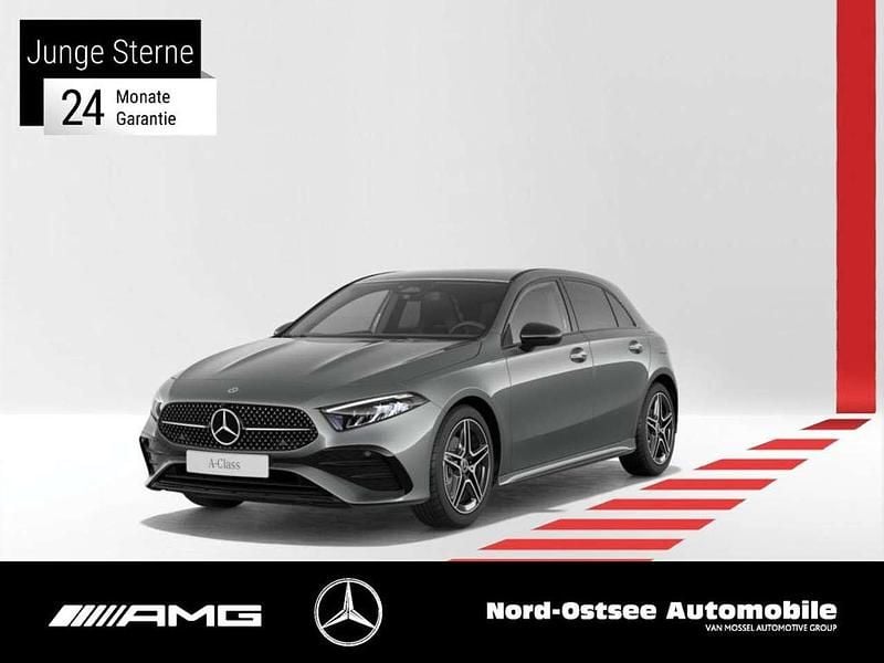 Metalliclack mountaingrau Gebraucht 2024 Mercedes A200 AMG Limousine | 30.190 € (Guter Preis) - Bild 1/3