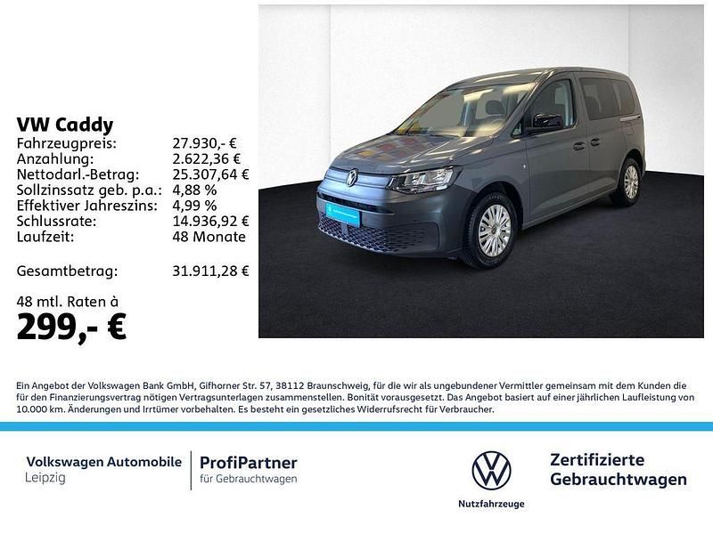 Grau Gebraucht 2024 VW Caddy Basis Van / Kleinbus | 27.930 € (Fairer Preis) - Bild 1/3
