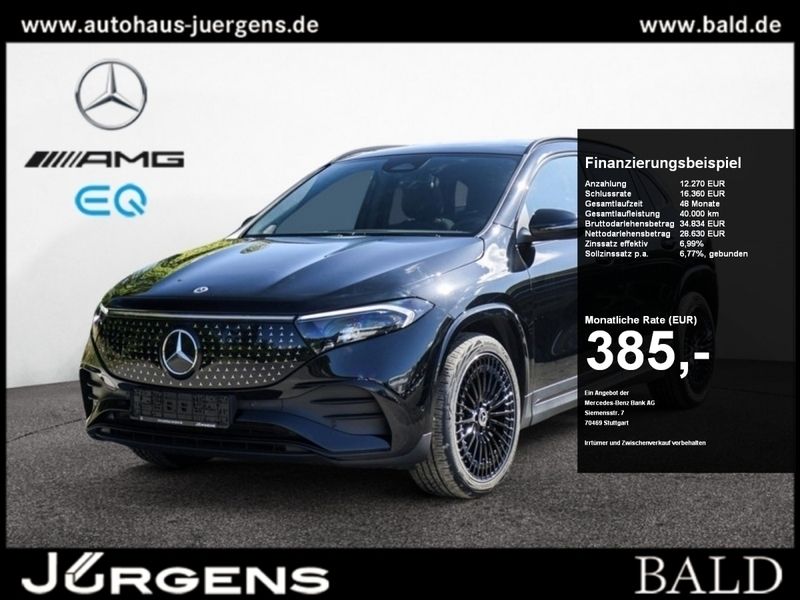 Kosmosschwarz metallic Gebraucht 2024 Mercedes EQA250 AMG SUV | 43.790 € (Teuer) - Bild 1/4