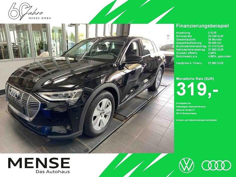 Brilliantschwarz Gebraucht 2022 Audi e-tron Basis SUV | 27.882 € (Teuer) - Bild 1/4