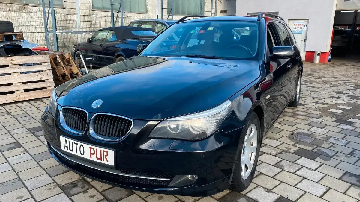 Gebraucht BMW 520 Sport Line 163 PS (119 kW) 2007 Schwarz Kombi