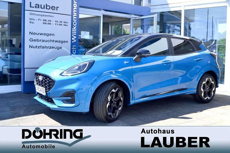 Digital aqua blue Neu 2025 Ford Puma ST-Line X SUV | 28.975 € (Fairer Preis) - Bild 1/4