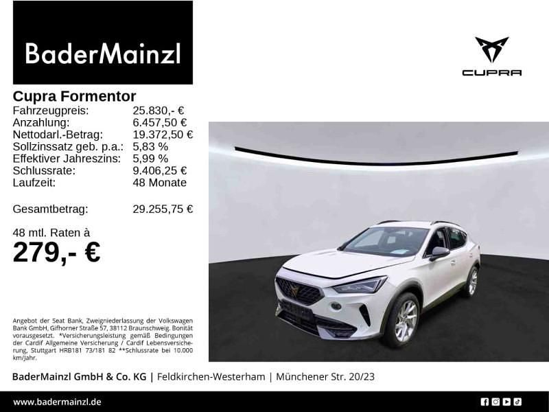 Weiß Gebraucht 2023 Cupra Formentor SUV | 25.830 € (Fairer Preis) - Bild 1/3