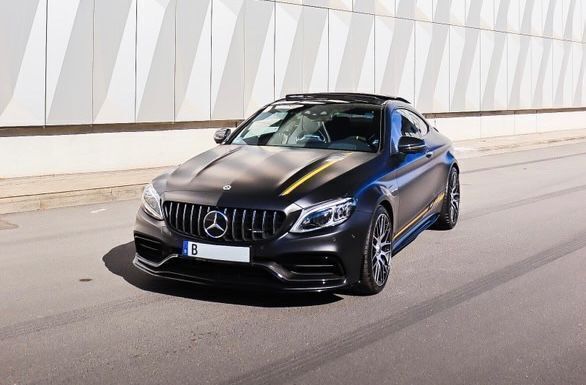 Grau Gebraucht 2022 Mercedes C63S AMG Edition 1 Coupé | 107.900 € - Bild 1/4
