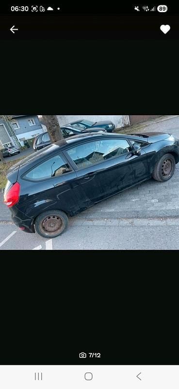 Gebraucht Ford Fiesta 82 PS (60 kW) 2012 Schwarz Kleinwagen