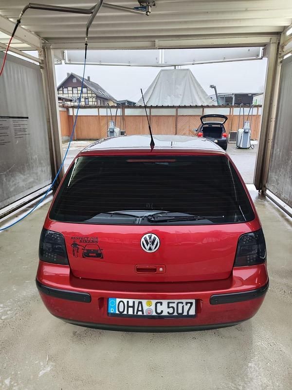 Gebraucht VW Golf IV 65 PS (47 kW) 1998 Rot Kleinwagen