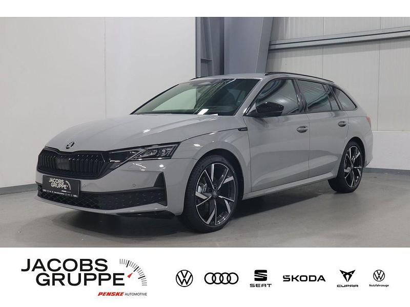 Stahlgrau Neu 2025 Skoda Octavia SportLine Kombi | 46.175 € - Bild 1/4