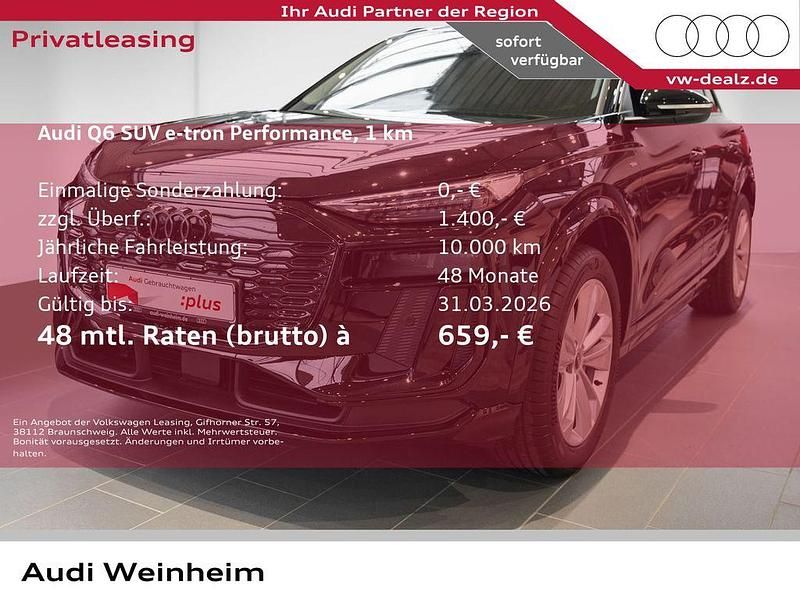 Neu Audi Q6 e-tron Performance 225 kW (306 PS) 2026 Schwarz SUV