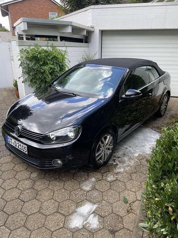 Schwarz Gebraucht 2012 VW Golf Cabriolet Cabrio | 6.980 € (Fairer Preis) - Bild 1/4