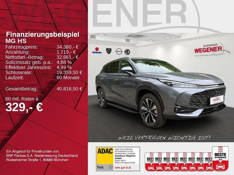 Neu MG HS Luxury 272 PS (200 kW) 2025 Grau SUV