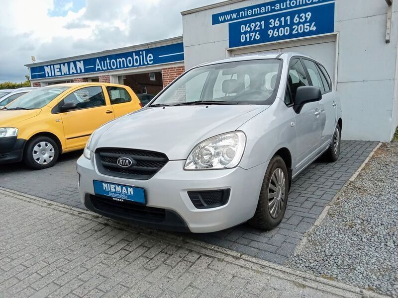 Silber Gebraucht 2009 Kia Carens LX Van / Kleinbus | 4.380 € (Fairer Preis) - Bild 1/4