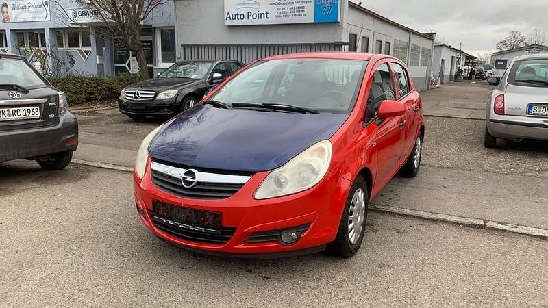 Gebraucht Opel Corsa Selection 80 PS (58 kW) 2009 Rot Kleinwagen