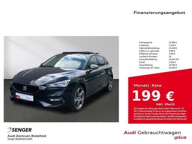 Blau Gebraucht 2022 Seat Leon FR Limousine | 25.880 € (Fairer Preis) - Bild 1/4