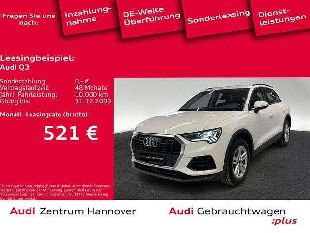 T9 ibisweiß (metallic) Gebraucht 2021 Audi Q3 Sport SUV | 27.950 € (Etwas zu teuer) - Bild 1/2