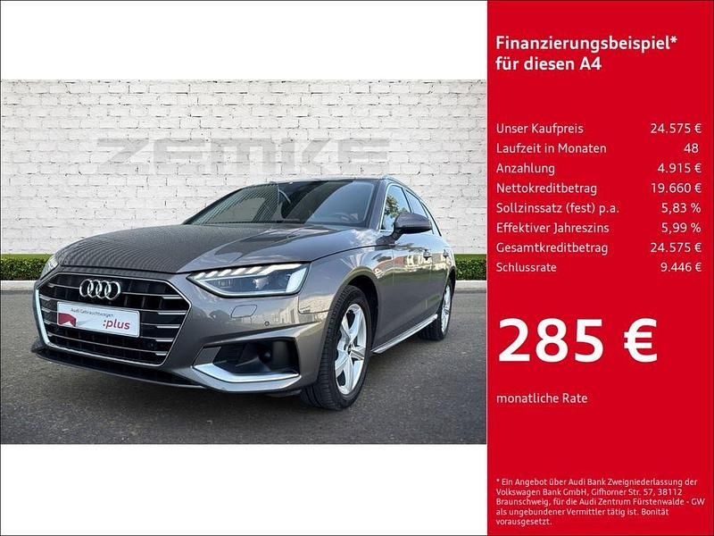 Grau Gebraucht 2021 Audi A4 Advanced Kombi | 24.575 € (Fairer Preis) - Bild 1/4