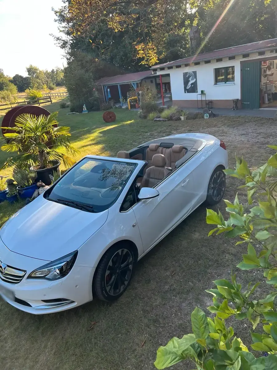 Usata Opel Cascada 165 CV (121 kW) 2015 Bianco Cabrio