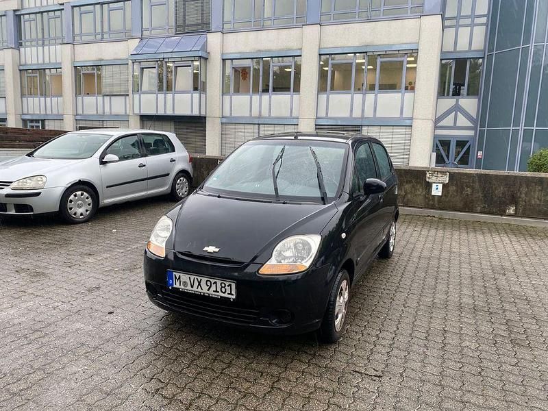 Schwarz Gebraucht 2009 Chevrolet Matiz Kleinwagen | 650 € (Superpreis) - Bild 1/4