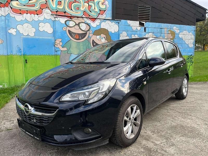 Tiefseeblau/darkmoon blue Gebraucht 2017 Opel Corsa Kleinwagen | 9.999 € (Fairer Preis) - Bild 1/4