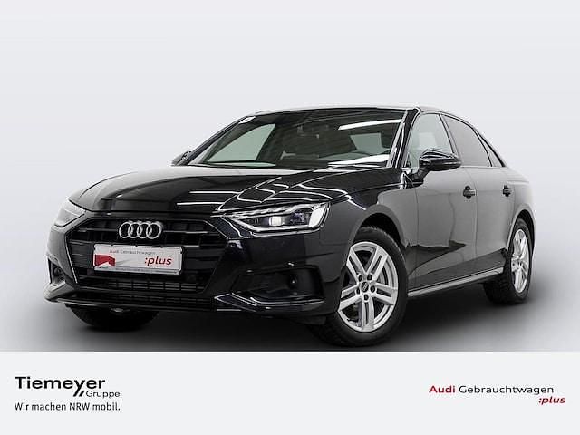 Mythosschwarz metallic Gebraucht 2024 Audi A4 Advanced Plus Limousine | 39.770 € (Teuer) - Bild 1/4