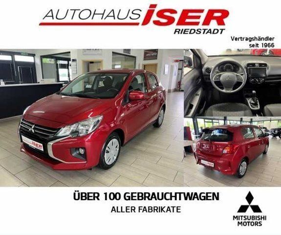 Rot metallic Neu 2025 Mitsubishi Space Star Plus Limousine | 13.990 € - Bild 1/4